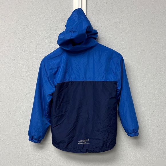 Eddie Bauer Kids M (10-12) 3 in 1 Jacket w Green Lining, Glove Snaps, Like New - Picture 6 of 12